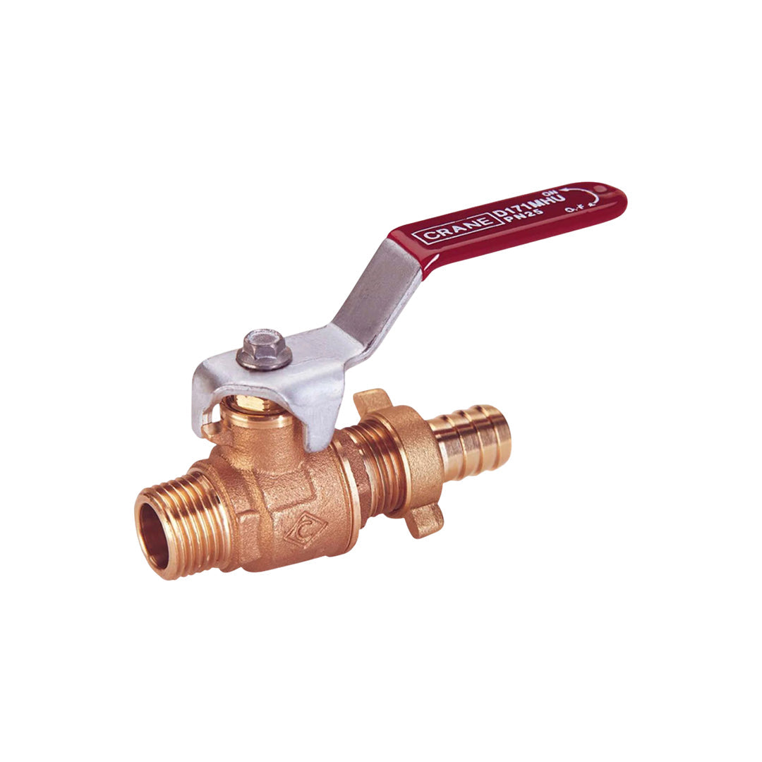 Draw-Off Ball Valve Crane 3/4 (นิ้ว) Bronze PN25 Model D171MHU