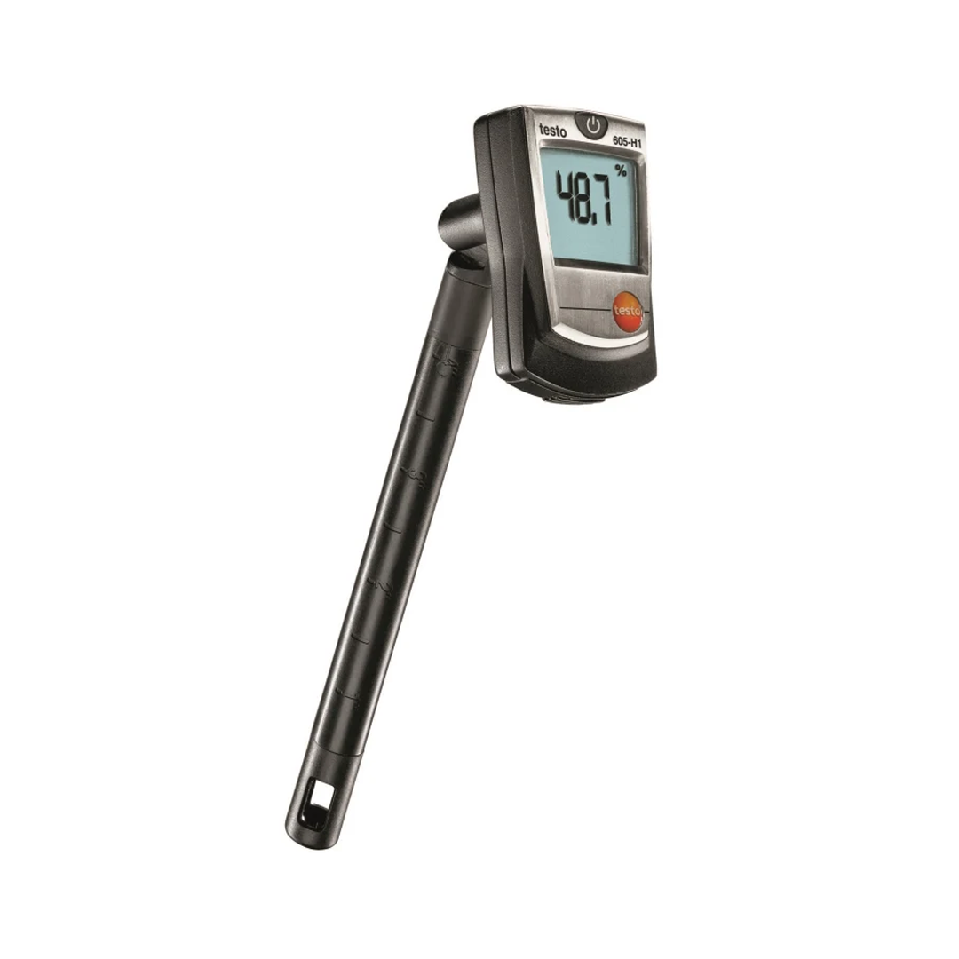testo 605-H1 เทอร์โมไฮโกรมิเตอร์ขนาดเล็ก รหัสสินค้า 0560 6053