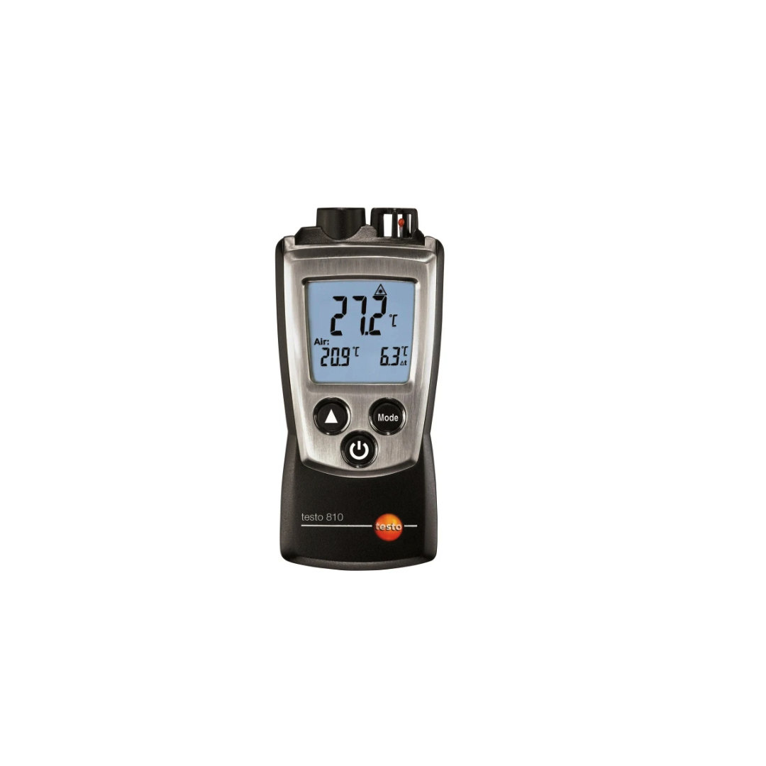 testo 810 เครื่องวัดอุณหภูมิอินฟราเรด 2 ช่อง (พร้อมกล่อง TopSafe) รหัสสินค้า 0560 0810