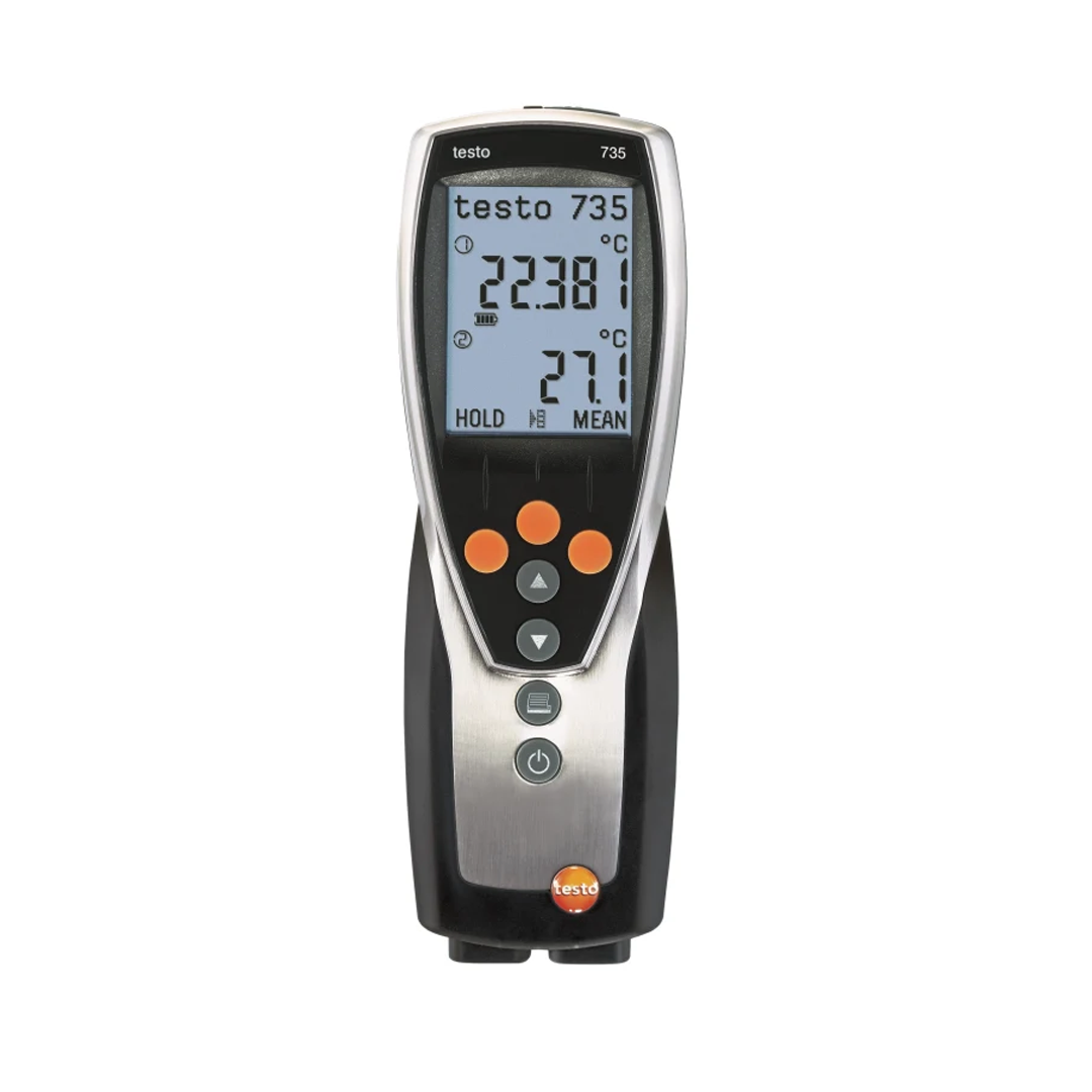 testo 735-2 เทอร์โมมิเตอร์แบบหลายช่องสัญญาณ รหัสสินค้า 0563 7352