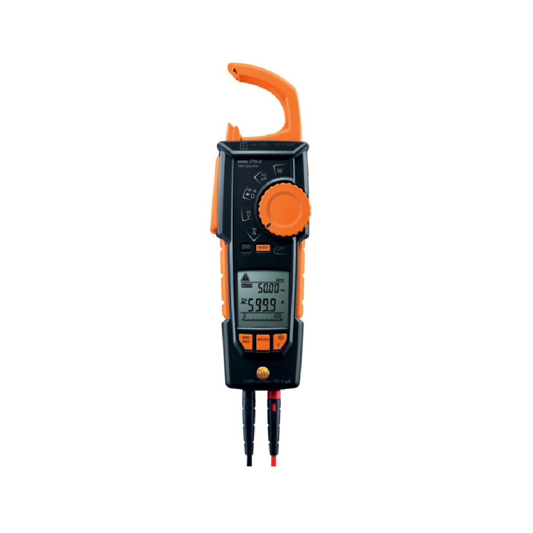 testo 770-3 แคลมป์มิเตอร์ TRMS พร้อม Bluetooth รหัสสินค้า 0590 7703