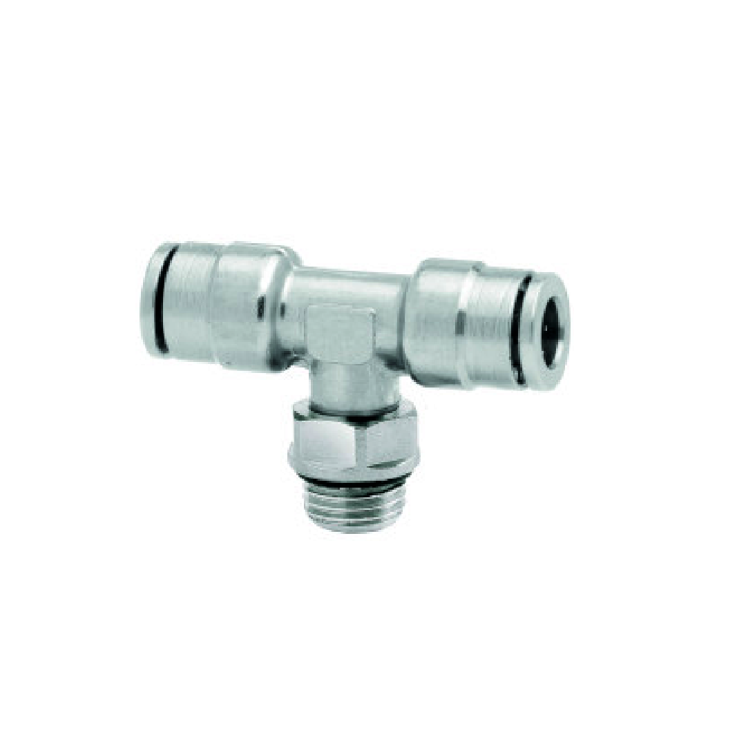 Norgren C0267040 ข้อต่อสวมเร็วแบบ C ข้อต่อสามทางทีหมุน 4 มม.