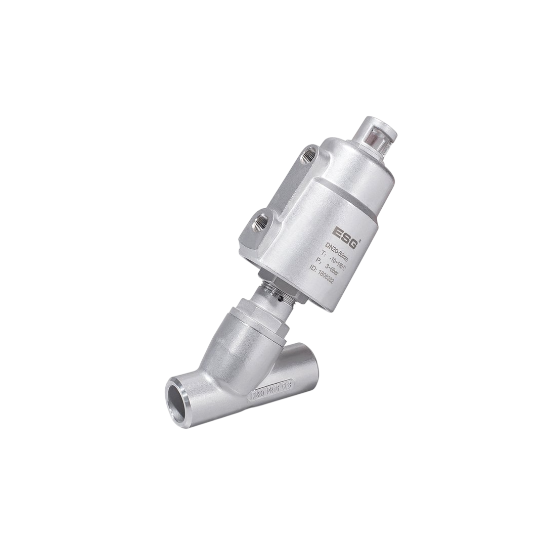 วาล์ว ESG Pneumatic Angle Seat Valve DN15 Actuator (mm) 50