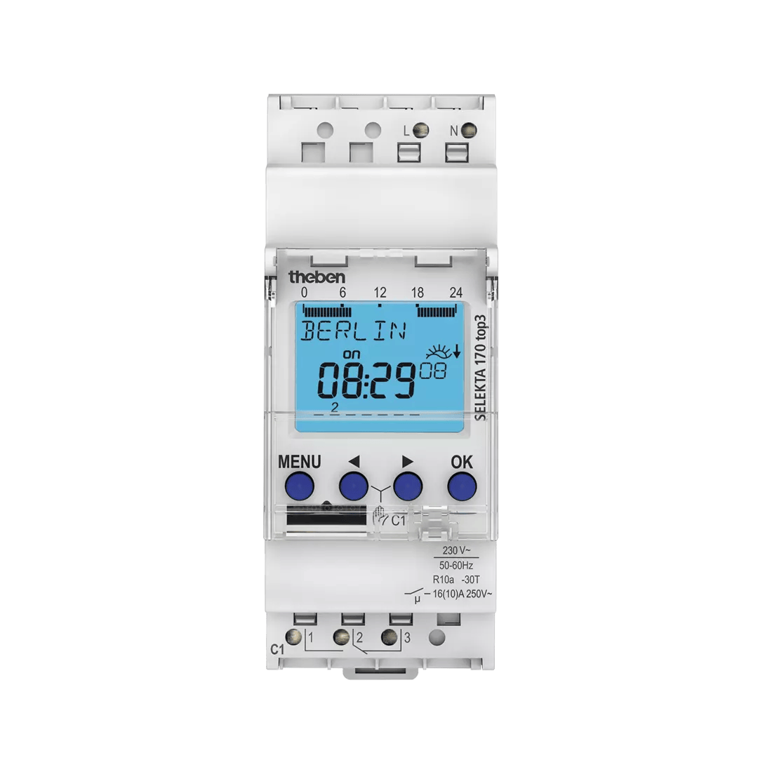 Astronomical time switch SELEKTA 170 top3 The ben 1700130