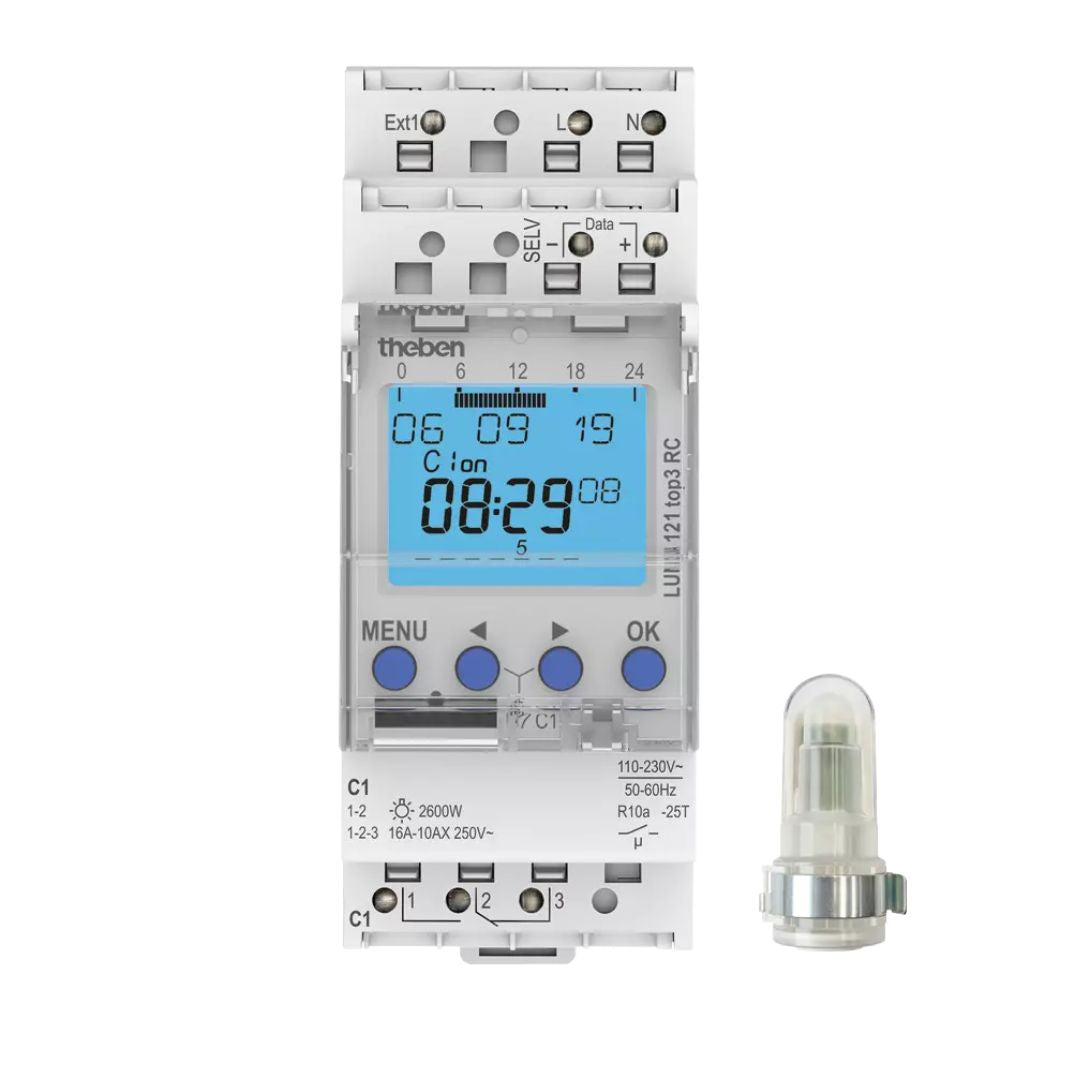 Analogue twilight switch LUNA 121 top3 RC AL The ben 1210130