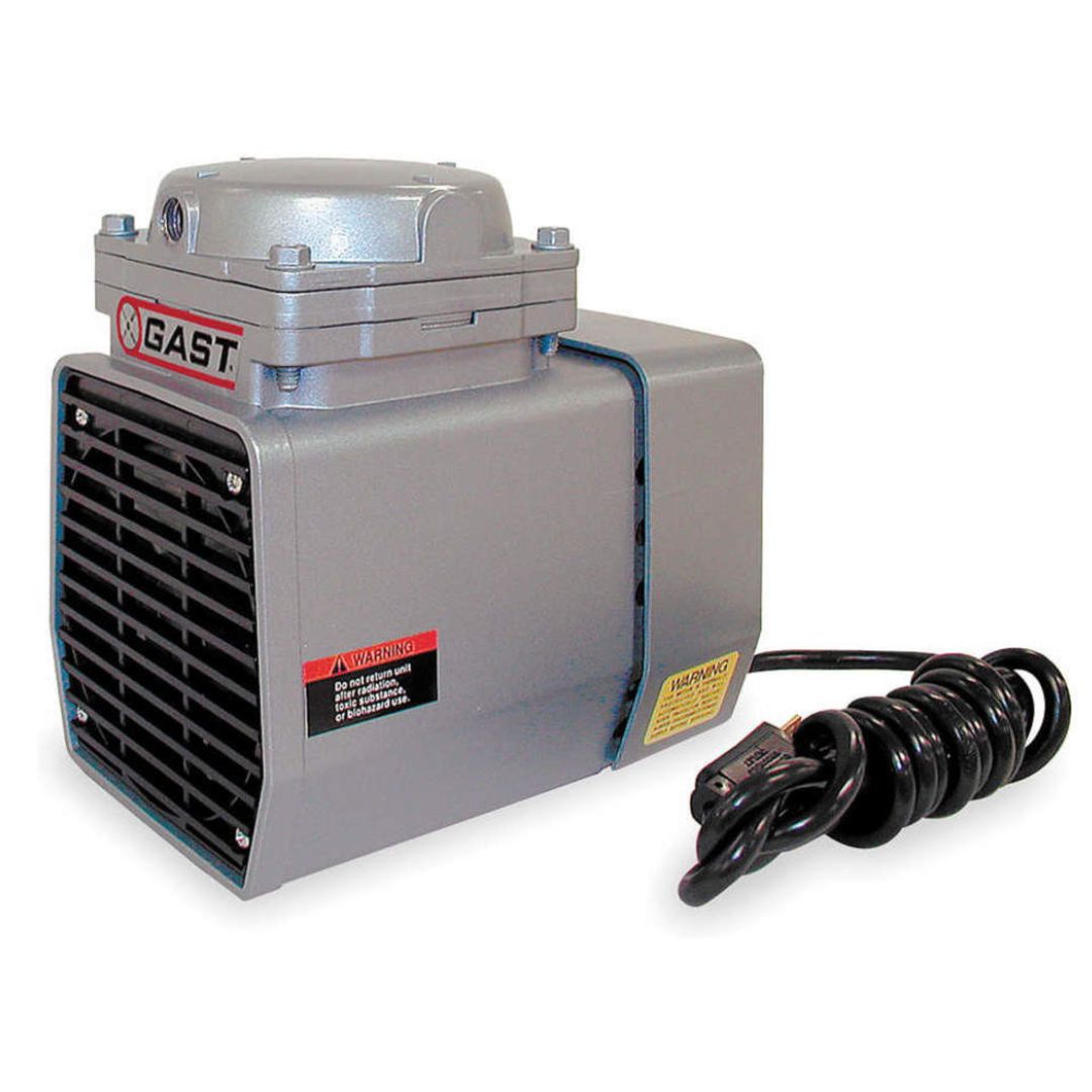 ปั๊มสุญญากาศ GAST DOA-V751-FB try/pump let 1/3 drop 60Hz 115 remaining