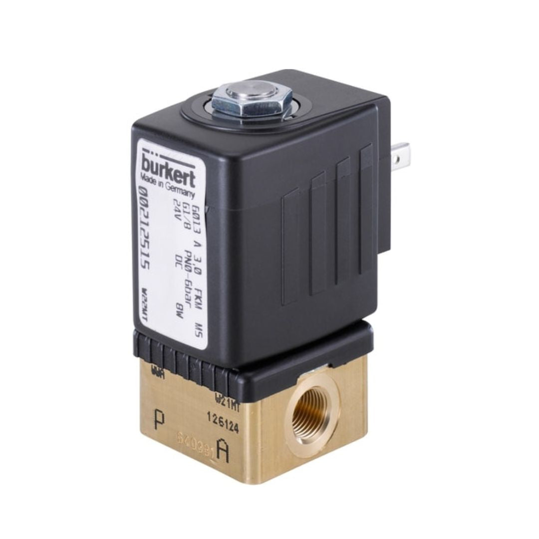 Burkert Solenoid Valve 2/2 Way Direct Acting Type 6013 Code 125302