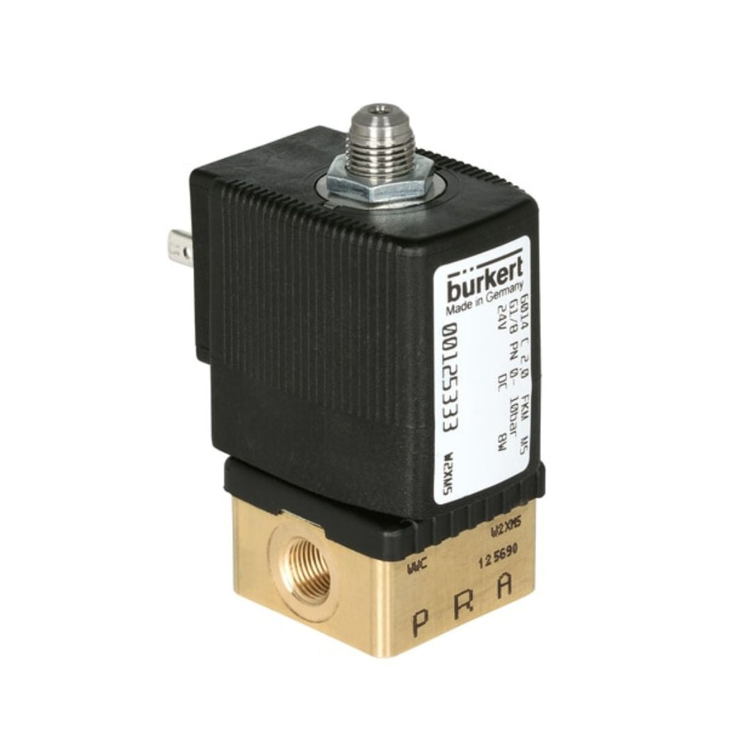 Burkert Solenoid Valve 3/2 Way Direct Acting Type 6014 Code 125335