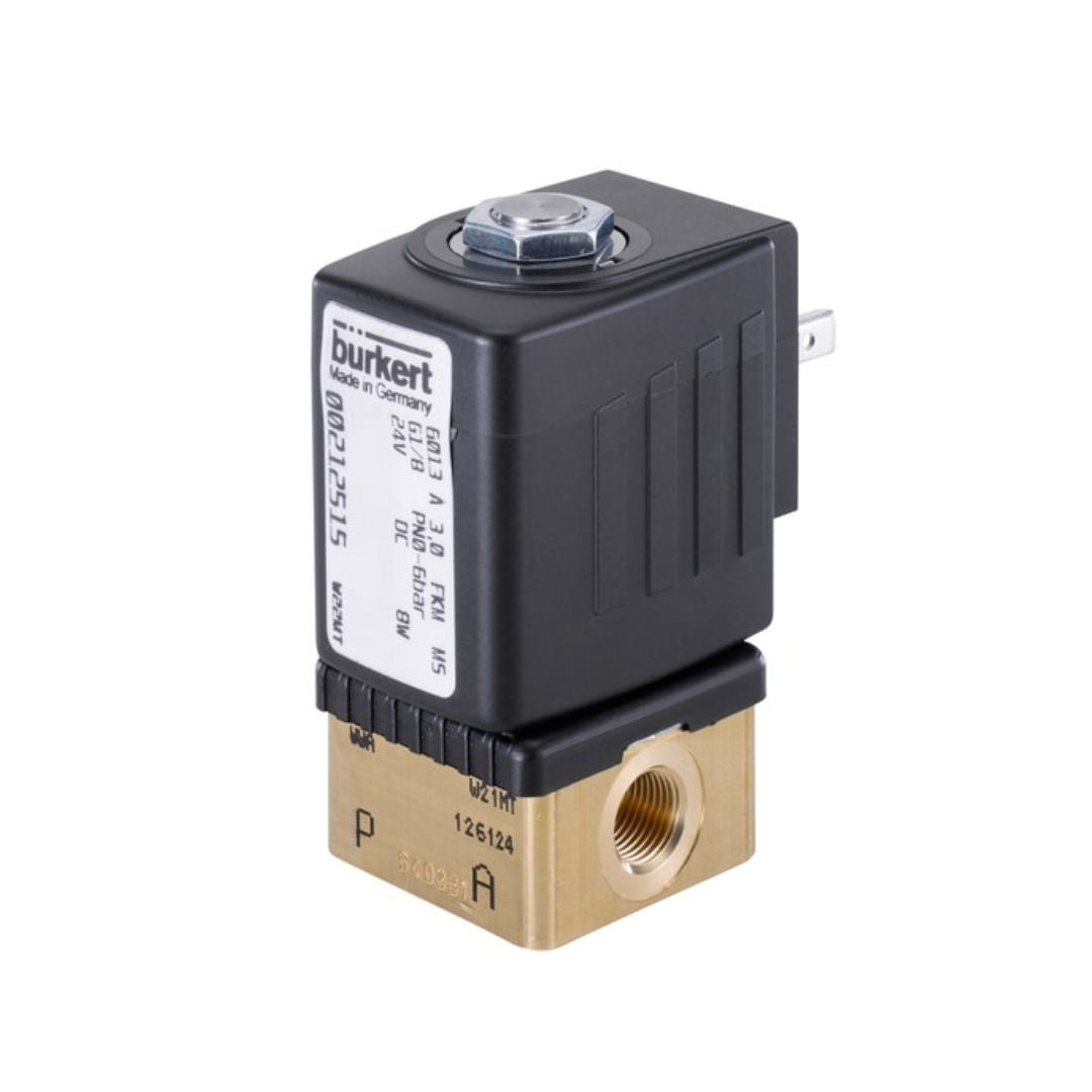 Burkert Solenoid Valve 2/2 Way Direct Acting Type 6013 Code 125304