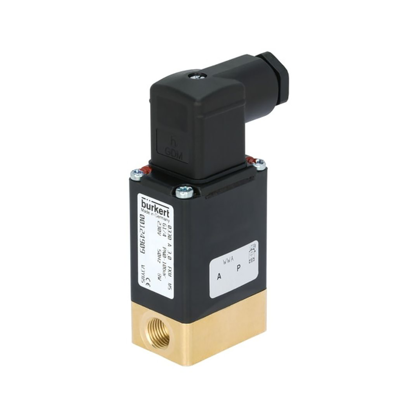 Burkert Solenoid Valve 2/2 Way Direct Acting Type 0330 Code 88468