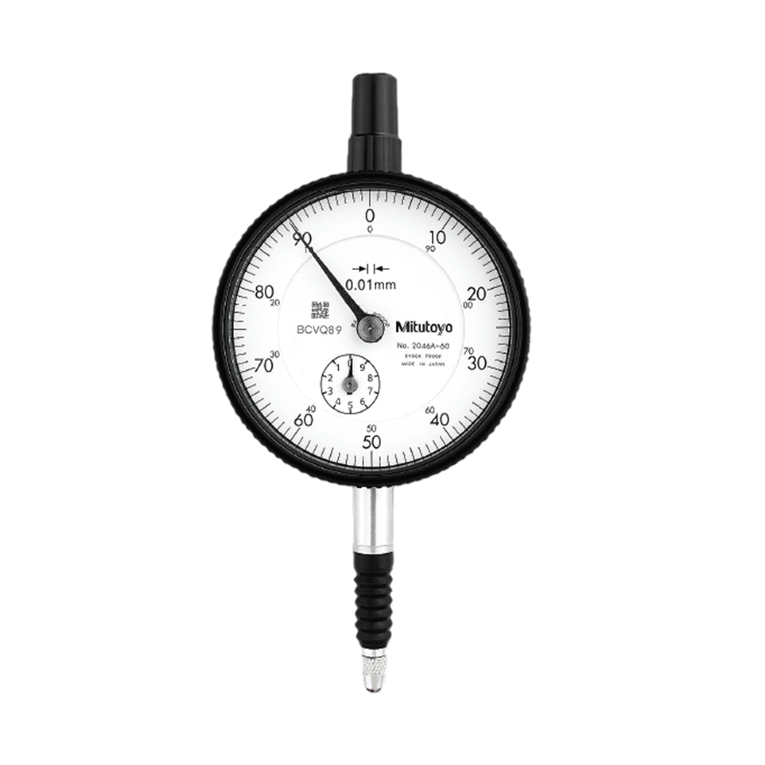 ไดอัลเกจ Mitutoyo Dial Gauge รุ่นมาตรฐาน การไล่ระดับ 0.01 มม. Code 2046A-09