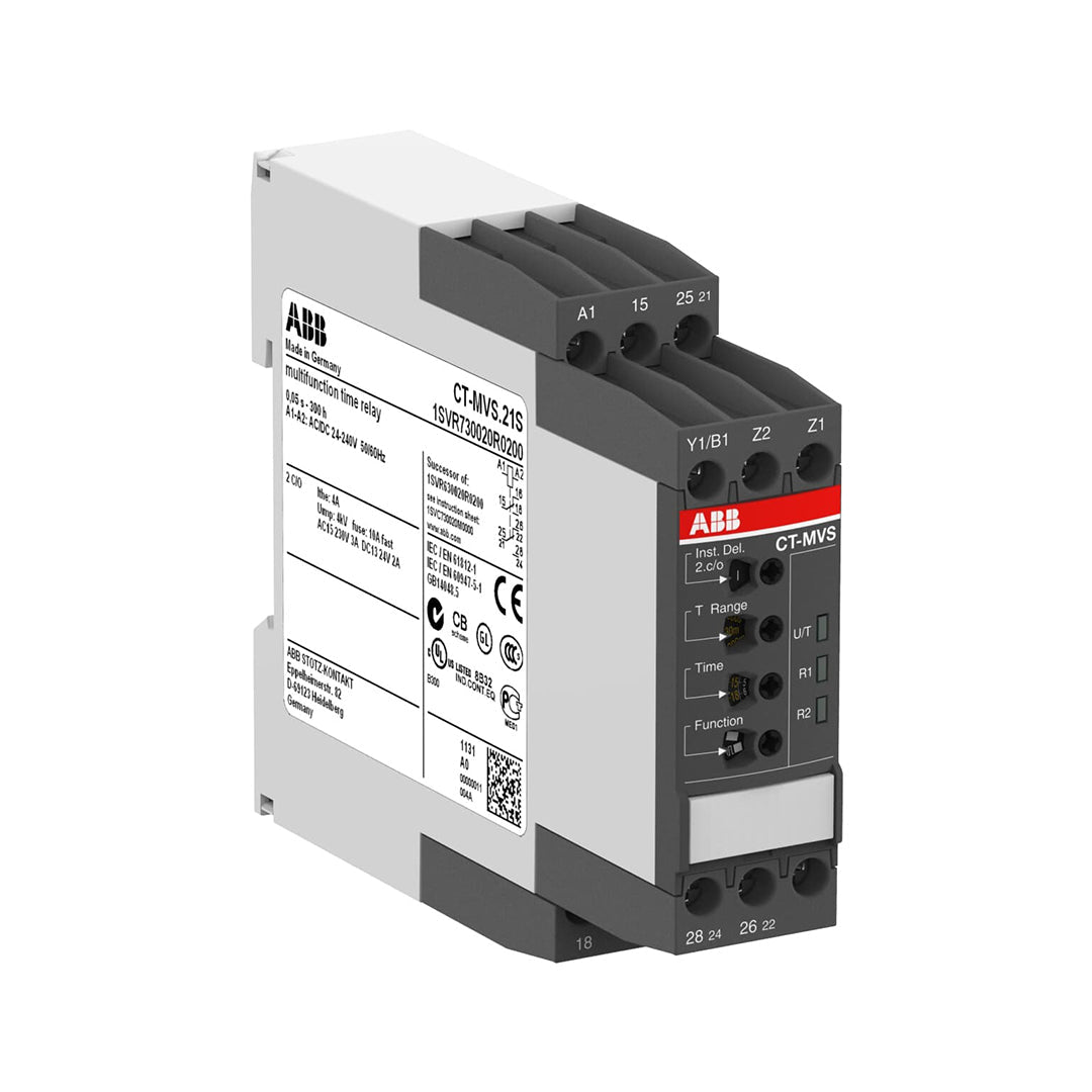 ABB Timer Relay (ไทม์เมอร์รีเลย์) CT-S Series Type CT-SDS.23S รหัส1SVR730211R2300