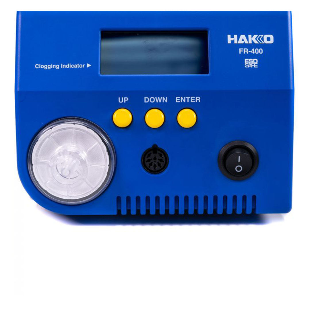 Hakkoหัวแร้ง เครื่องปรับอุณหภูมิ ชุดเครื่องดูดตะกั่ว FR-400 (220V) รหัสสินค้า HFR400-55