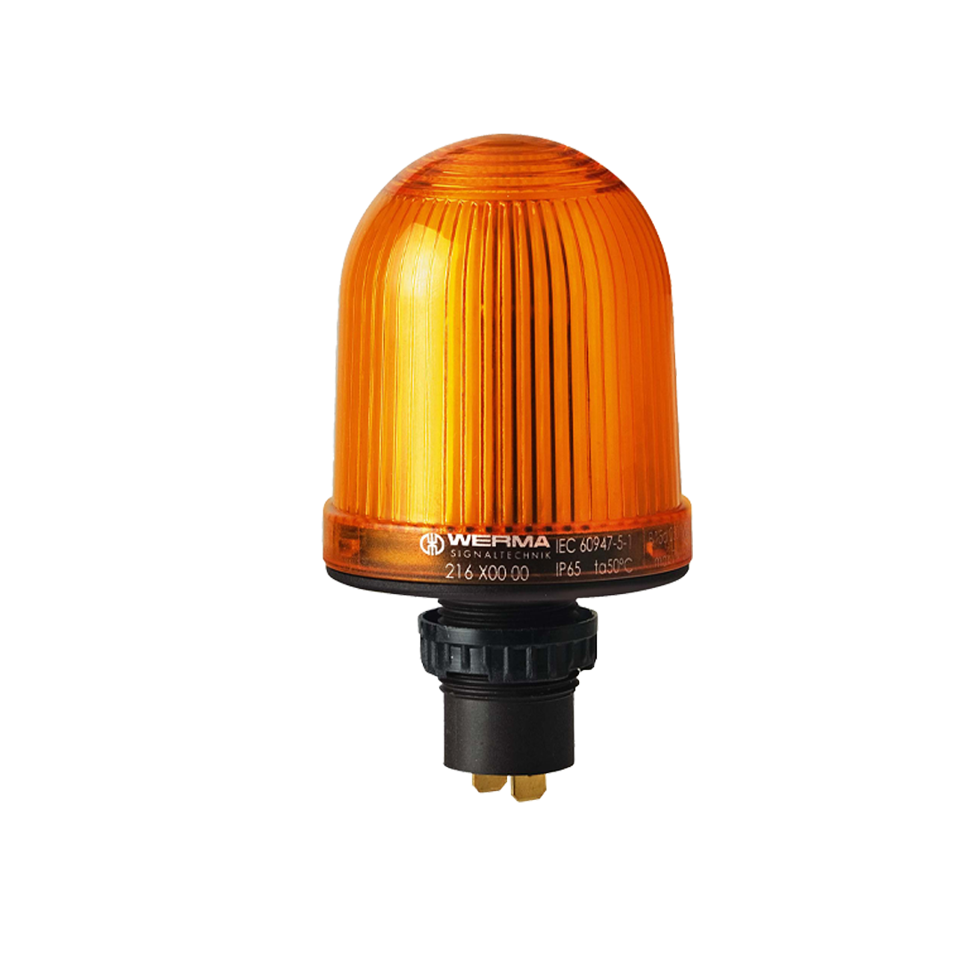 Signal and traffic lights WERMA รุ่น EvoSIGNAL Mini-Midi-Maxi Signal Beacons Permanent Beacon EM 12-48VAC/DC YE 216.300.00 ไฟสัญญาณ
