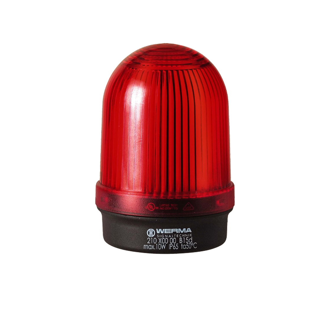 Signal and traffic lights WERMA รุ่น EvoSIGNAL Mini-Midi-Maxi Signal Beacons Permanent Beacon BM 12-230VAC/DC RD 210.100.00 ไฟสัญญาณ
