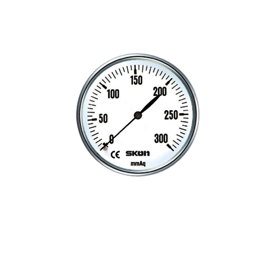 Pressure gauge skon เกจวัดแรงดันไมโคร LBM/CBM Model 314-12 Szie 75 mm.