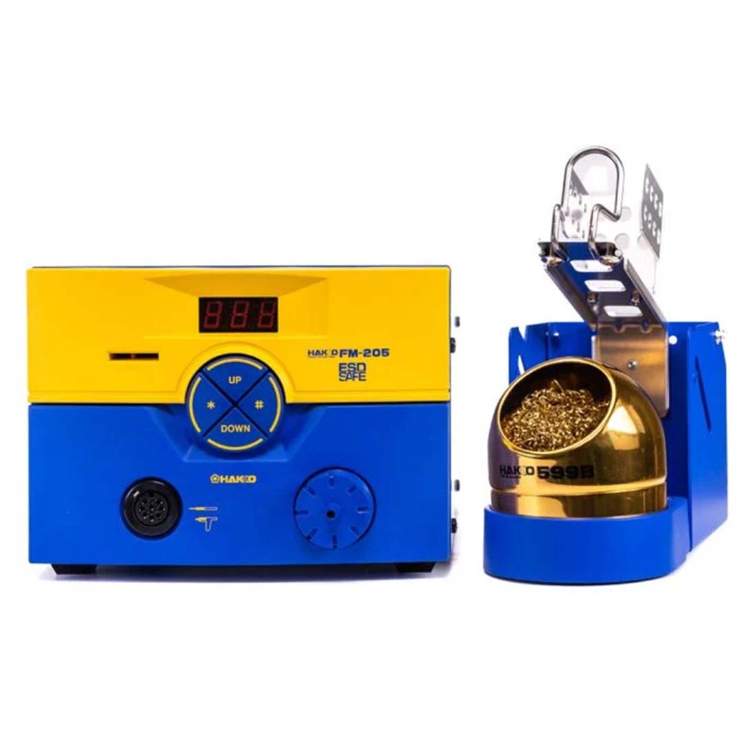 Hakkoหัวแร้ง เครื่องปรับอุณหภูมิ ชุดเครื่องดูดตะกั๋ว FM-204 (220V) รหัสสินค้า HFM204-05