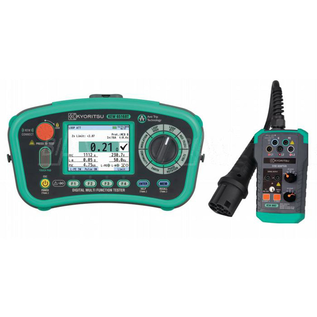 มัลติฟังก์ชั่นเทสเตอร์ Kyoritsu ดิจิตอล เครื่องทดสอบมัลติฟังก์ชั่น รุ่นKEW6516BT