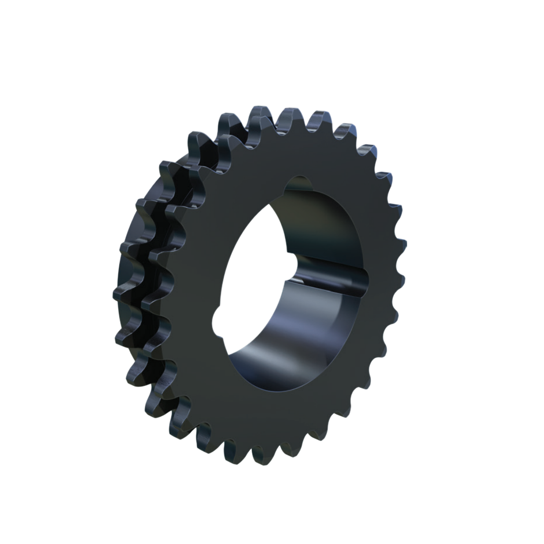 เฟืองโซ่ Martin Metric Sprockets Duplex-Taper Bushed-Steel D08BTB28