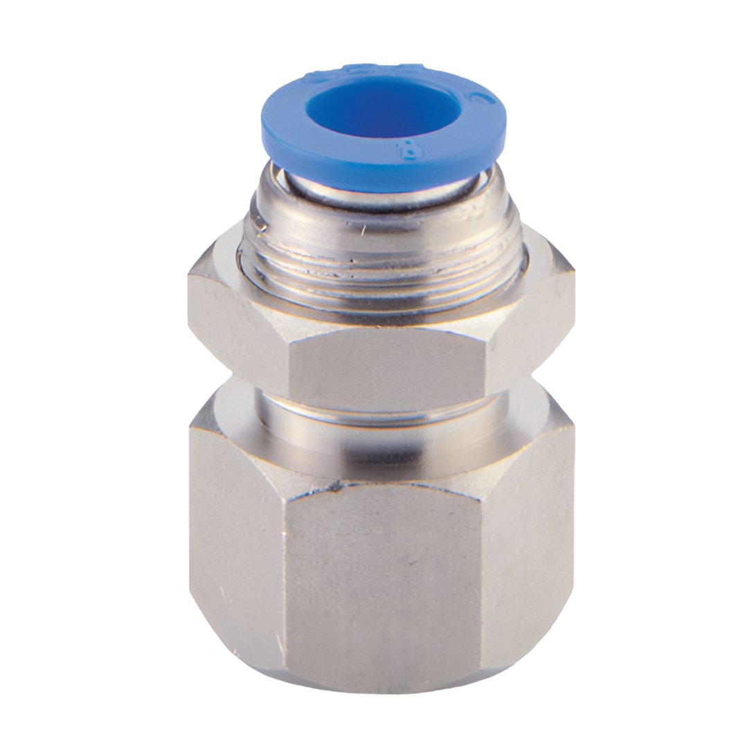 One-touch Fittings CDC Bulkhead Union Elbow PMF08-02