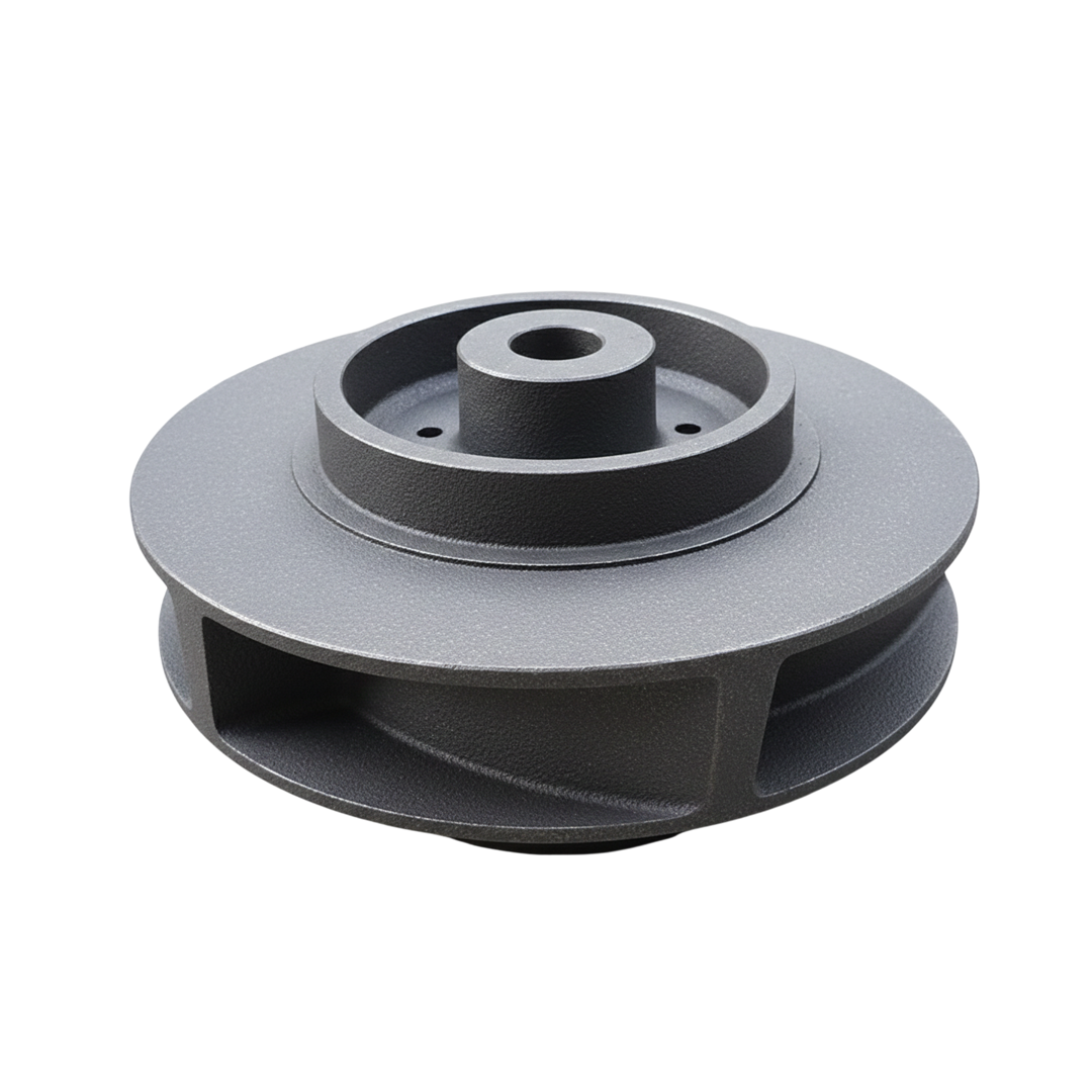 ใบพัดปั๊มน้ำเหล็ก Impeller ขนาดเส้นผ่าศูนย์กลาง 265 mm. หนา 135 mm. จำนวน 5 ใบพัด