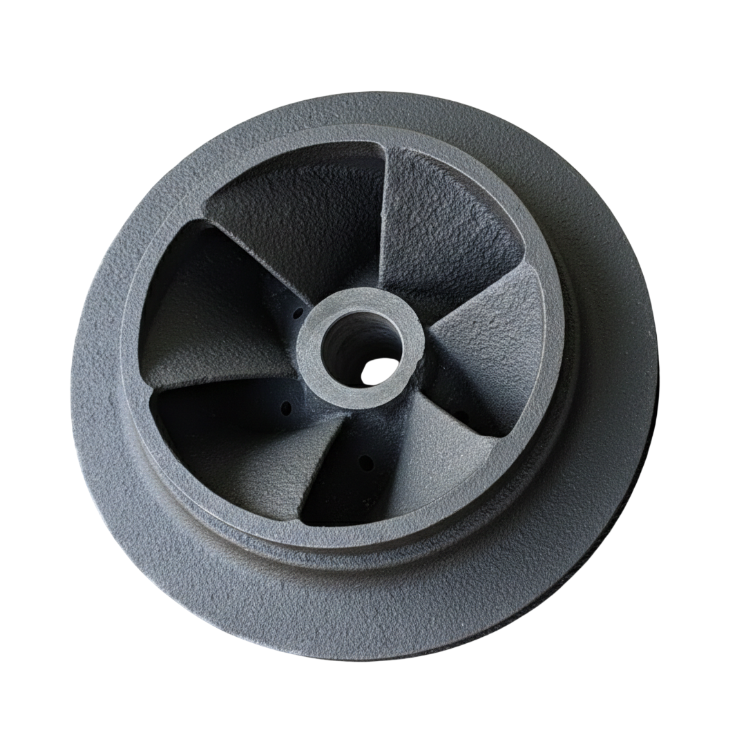 ใบพัดปั๊มน้ำเหล็ก Impeller ขนาดเส้นผ่าศูนย์กลาง 300 mm. หนา 125 mm. จำนวน 6 ใบพัด
