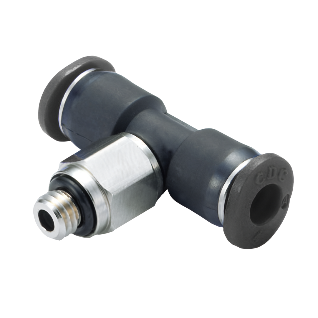 Compact One-touch Fittings CDC Male Branch Tee PT-C 06-M6