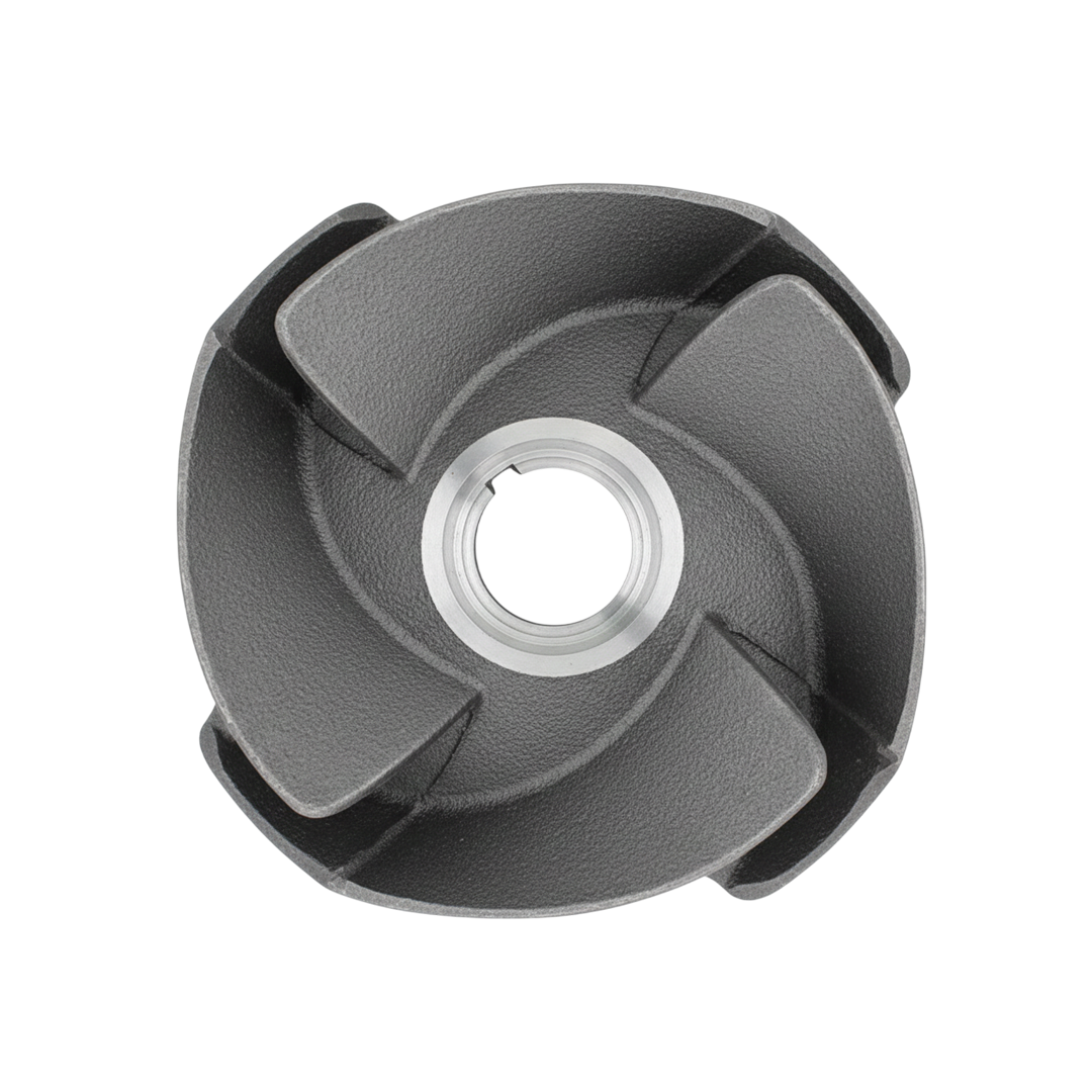ใบพัดปั๊มน้ำเหล็ก Impeller ขนาดเส้นผ่าศูนย์กลาง 100 mm. หนา 127 mm. จำนวน 4 ใบพัด