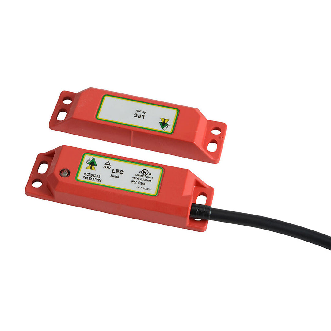 Switch Safety IDEM สวิตช์อินเตอร์ล็อคนิรภัยแบบไม่สัมผัสแบบใช้รหัสแม่เหล็ก LPC รหัส110004