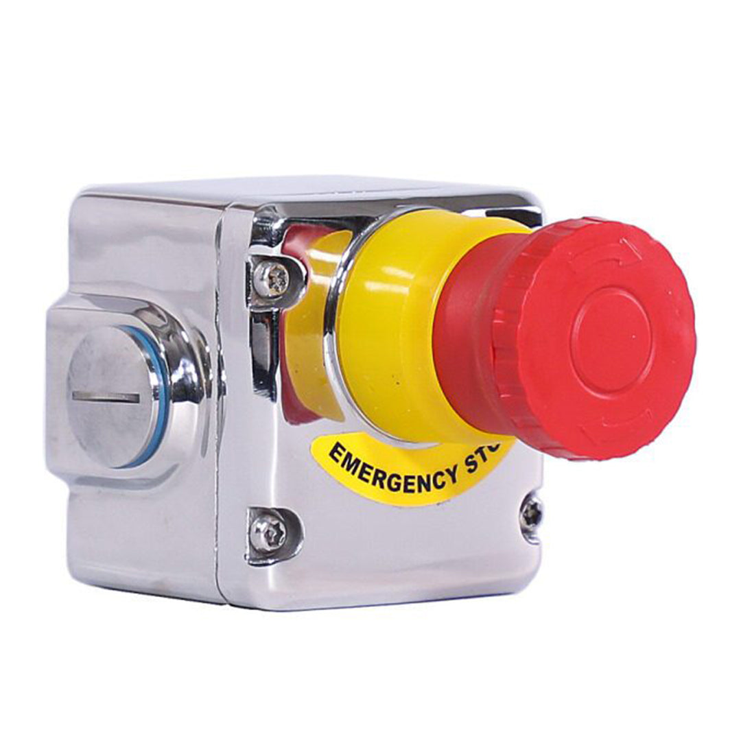 สวิตช์ปุ่มหยุดฉุกเฉินสแตนเลส ES-SS แบบหน้าสัมผัส 3 ขั้ว Switch IDEM รหัส231001