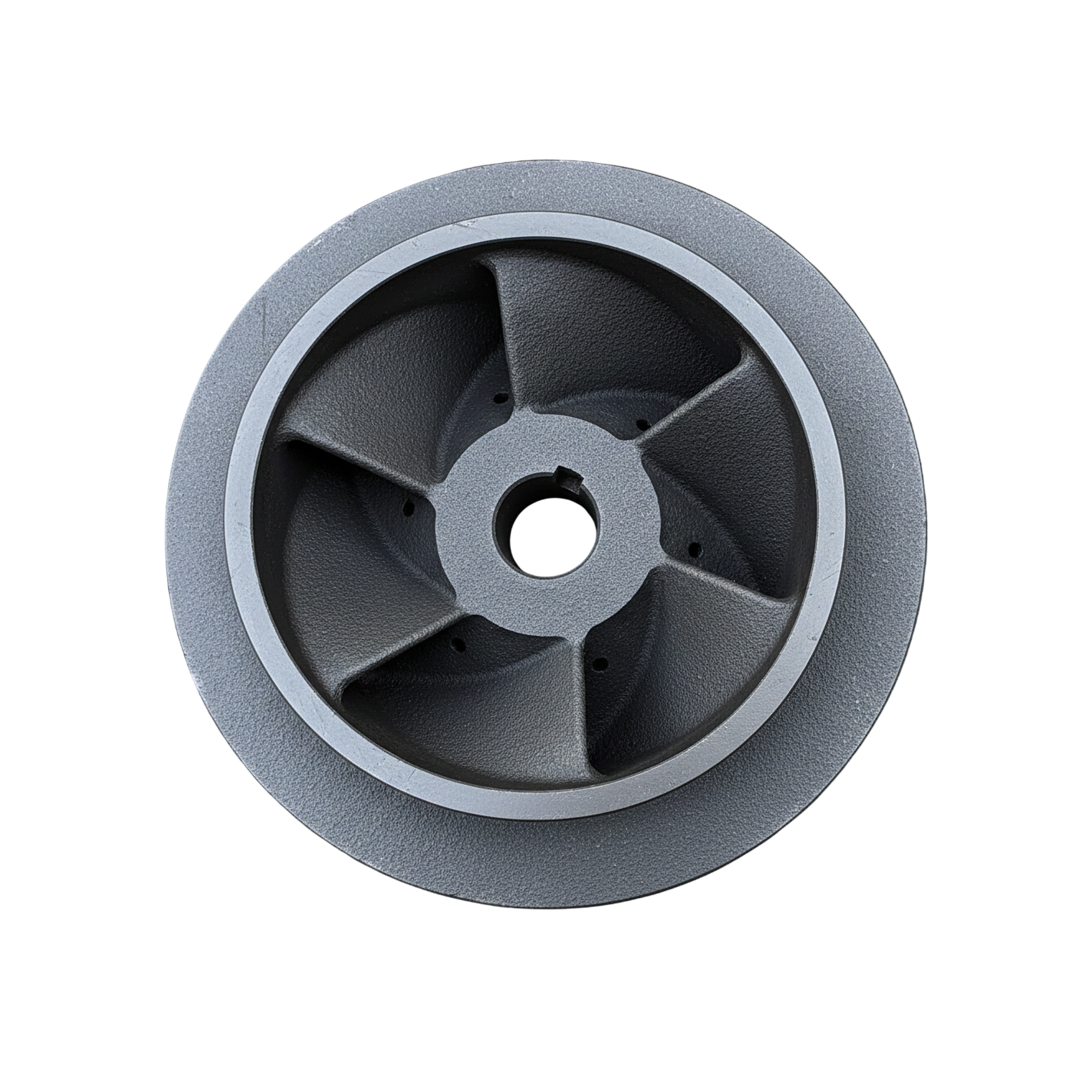 ใบพัดปั๊มน้ำเหล็ก Impeller ขนาดเส้นผ่าศูนย์กลาง 355 mm. หนา 141 mm. จำนวน 6 ใบพัด
