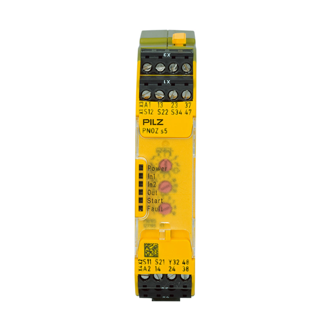 Safety Relays PILZ เซฟตี้ รีเลย์ PNOZ s5 24VDC 2 n/o 2 n/o t code 750105