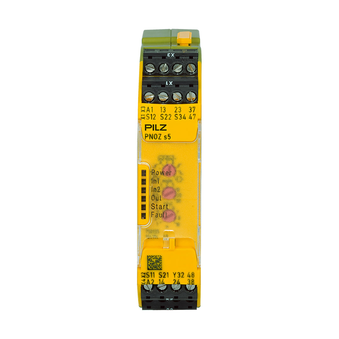 Safety Relays PILZ เซฟตี้ รีเลย์ PNOZ s5 48-240VACDC 2 n/o 2 n/o t code 750135