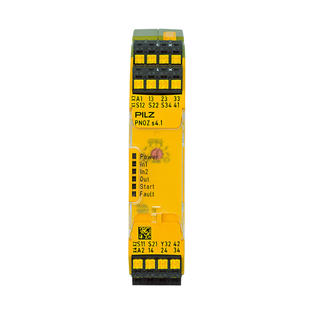 Safety Relays PILZ เซฟตี้ รีเลย์ PNOZ s4.1 C 48-240VACDC 3 n/o 1 n/c code 751154