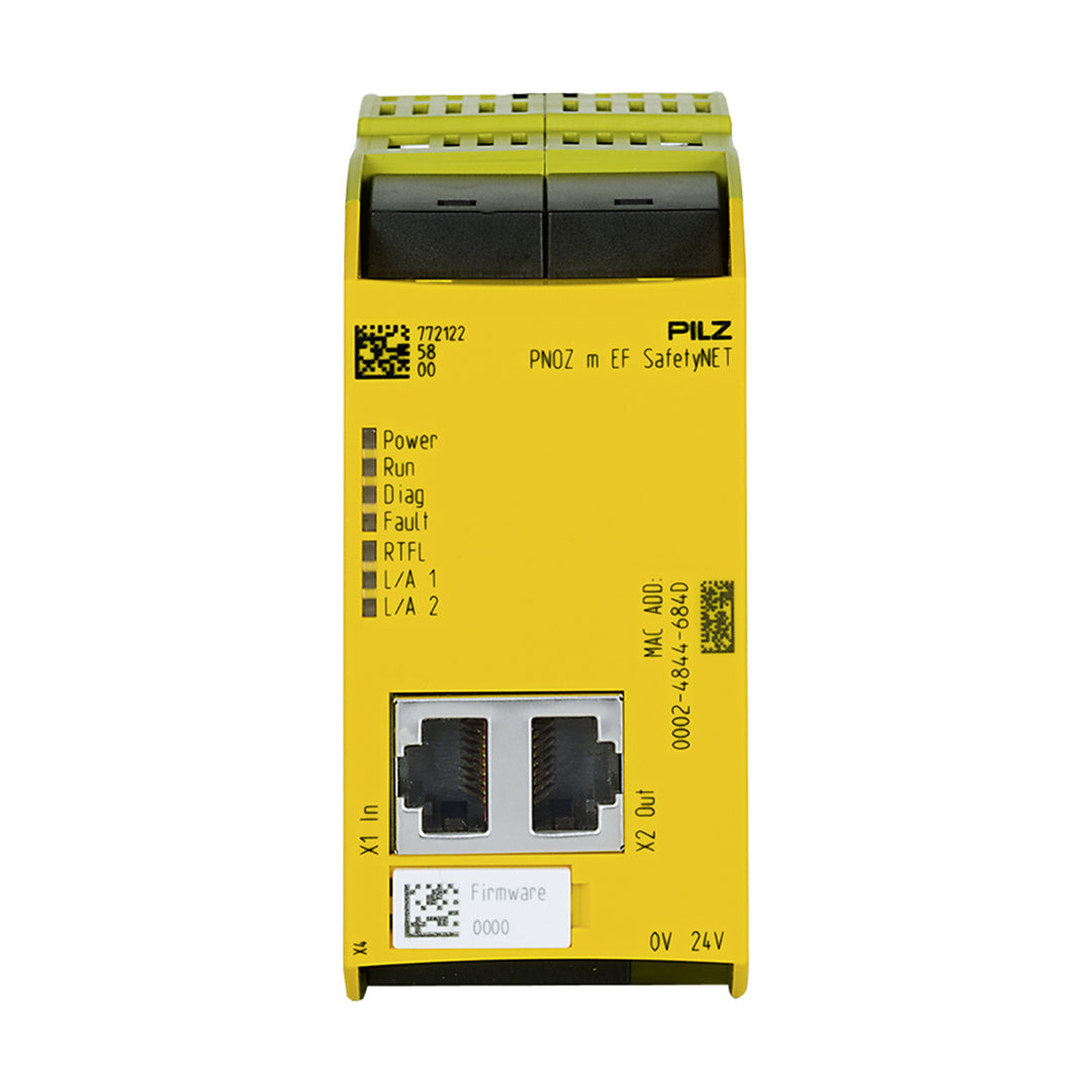 คอนโทรลเลอร์ Pilz Small Controllers PNOZ m EF SafetyNET Code 772122