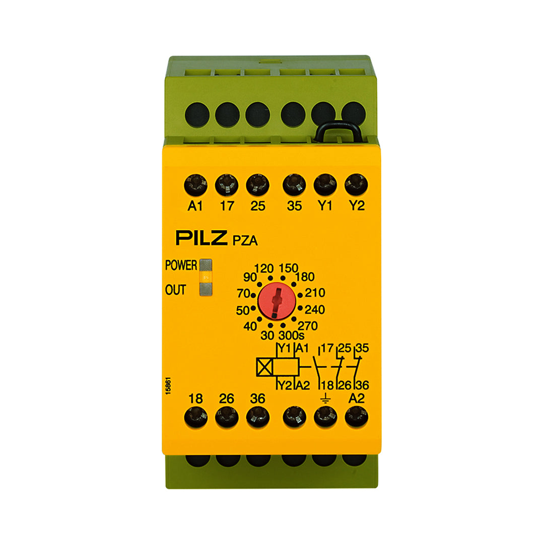 Safety Relays PILZ เซฟตี้ รีเลย์ PZA 300/230VAC 1n/o 2n/c code 774026