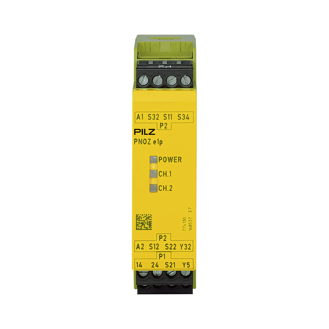 Safety Relays PILZ เซฟตี้ รีเลย์ PNOZ e1p 24VDC 2so code 774130