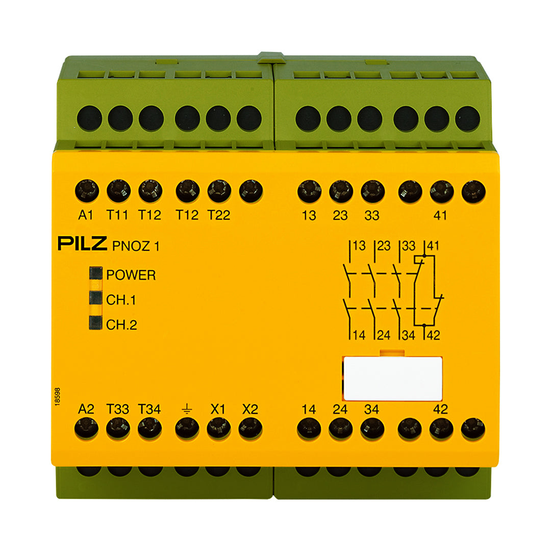 Safety Relays PILZ เซฟตี้ รีเลย์ PNOZ 1 24VAC 3n/o 1n/c code 775600