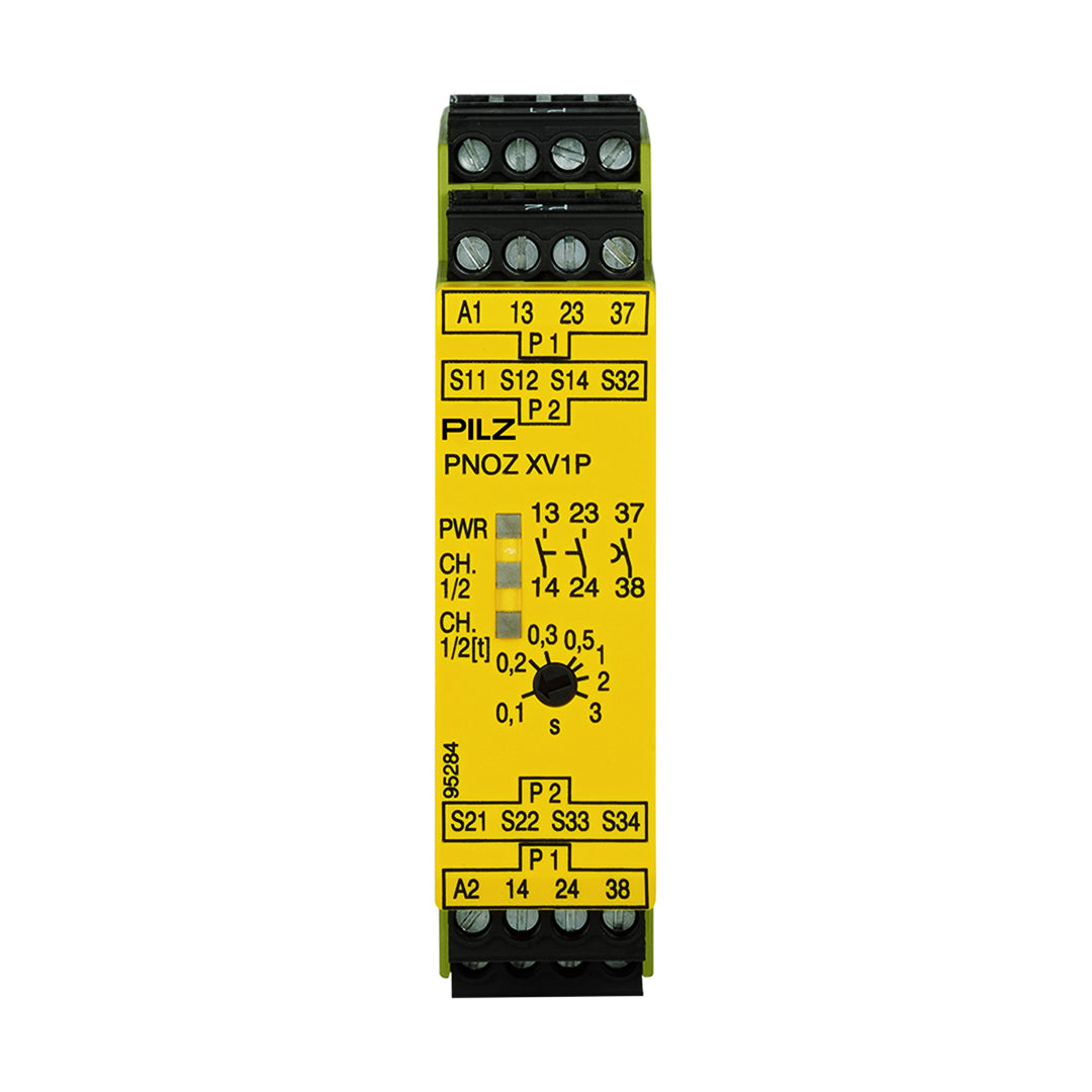 Safety Relays PILZ เซฟตี้ รีเลย์ PNOZ XV1P 3/24VDC 2n/o 1n/o t code 777601