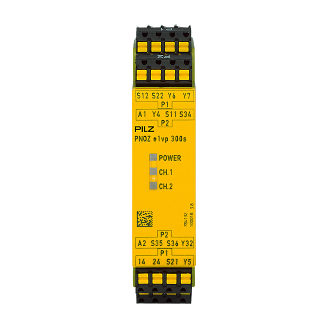Safety Relays PILZ เซฟตี้ รีเลย์ PNOZ e1vp C 300/24VDC 1so 1so t code 784132