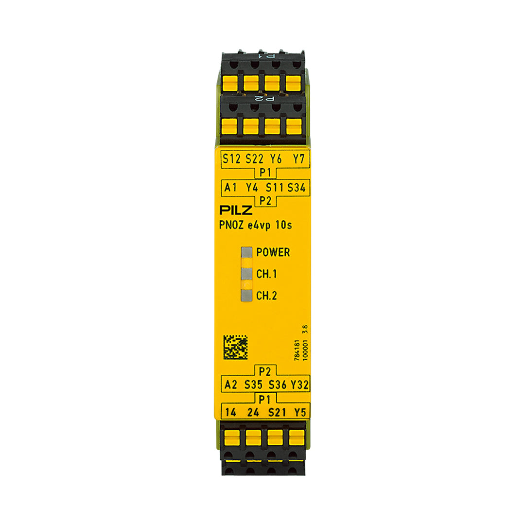 Safety Relays PILZ เซฟตี้ รีเลย์ PNOZ e4vp C 10/24VDC 1so 1so t code 784181