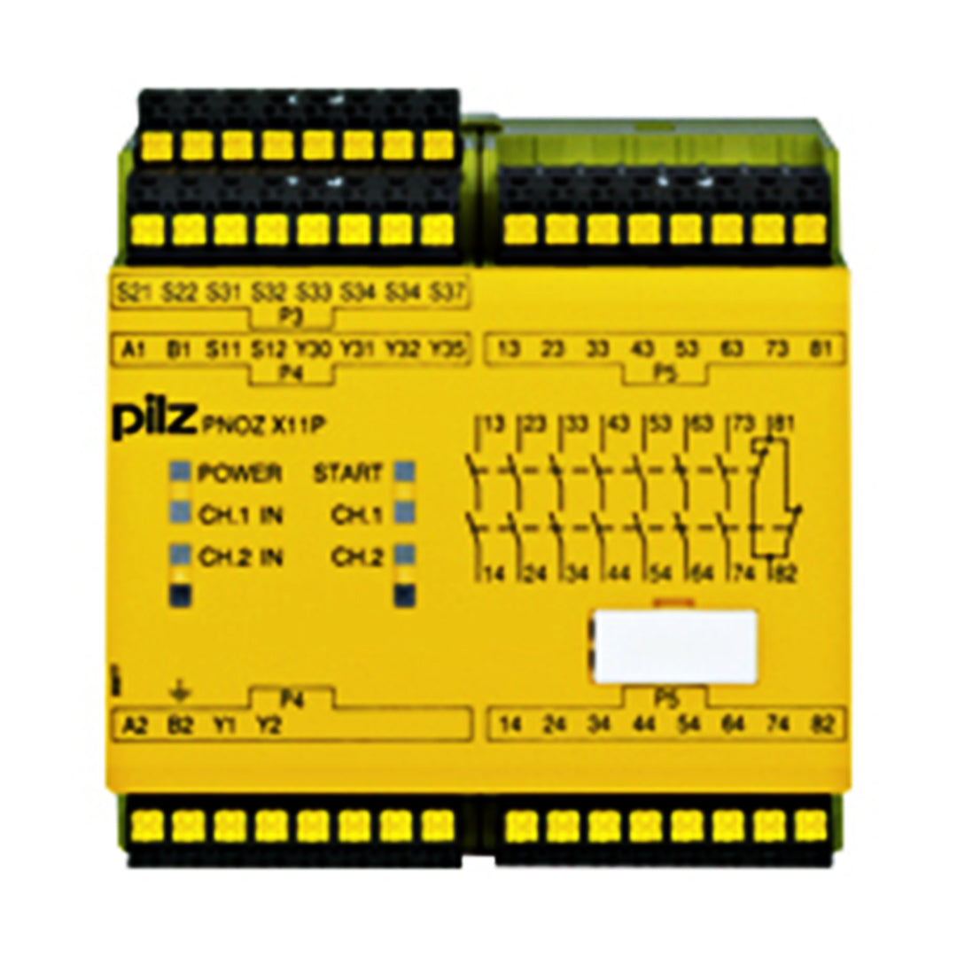 Safety Relays PILZ เซฟตี้ รีเลย์ PNOZ X11P C 24VAC 24VDC 7n/o 1n/c 2so code 787080
