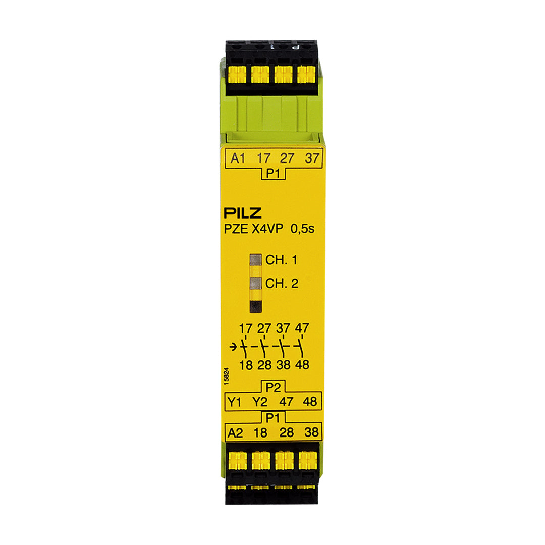Safety Relays PILZ เซฟตี้ รีเลย์ PZE X4VP C 0,5/24VDC 4n/o fix code 787580