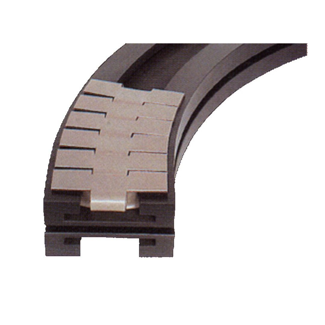 โซ่ลำเลียงแผ่นเรียบ Table top chain RPM Cornor track code 882TAB-K600-R610-320-2