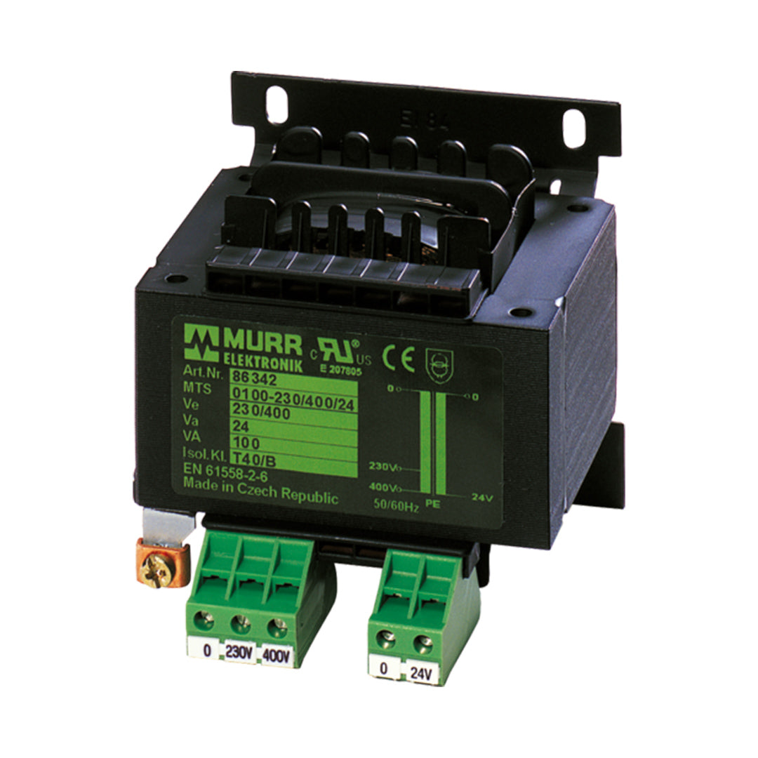 MTS 86345 หม้อแปลงความปลอดภัย 1 เฟส หม้อแปลงไฟฟ้า Murrelektronik