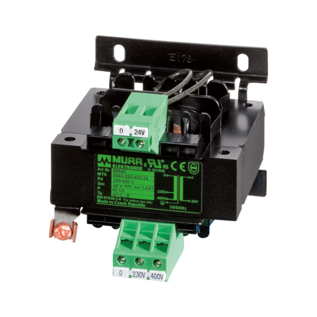 MTS 86340 หม้อแปลงความปลอดภัย 1 เฟส หม้อแปลงไฟฟ้า Murrelektronik
