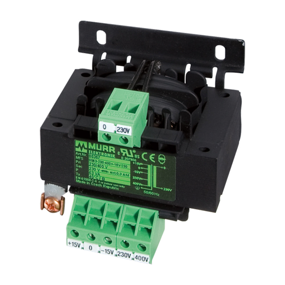 MET 866139 ม้อแปลงควบคุมเฟสเดียวและแบบแยกส่วน หม้อแปลงไฟฟ้า Murrelektronik