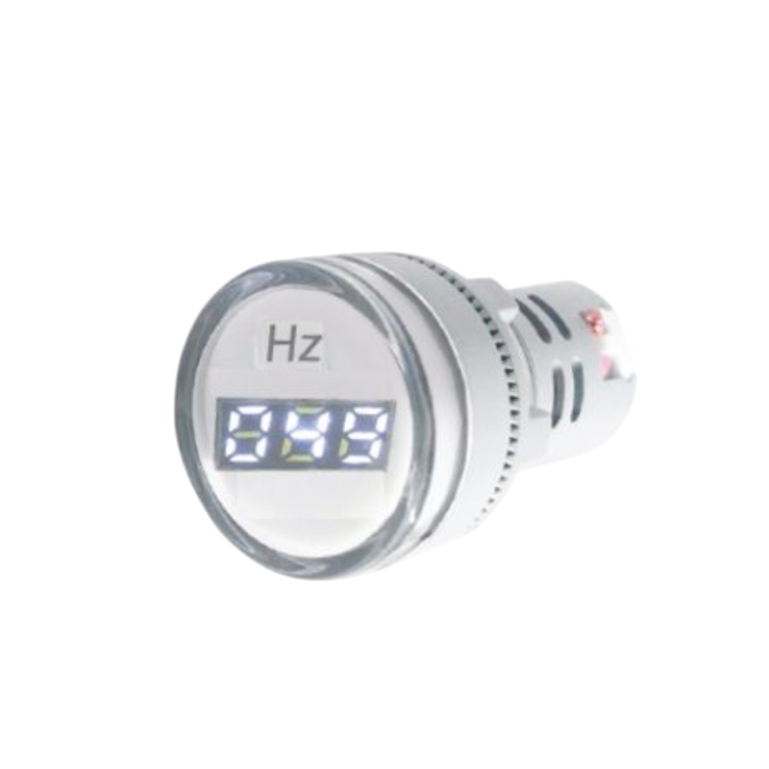 มิเตอร์-22 Shinohawa 0-99 Hz กลม MT450 0-99 Hz รหัส สีขาว