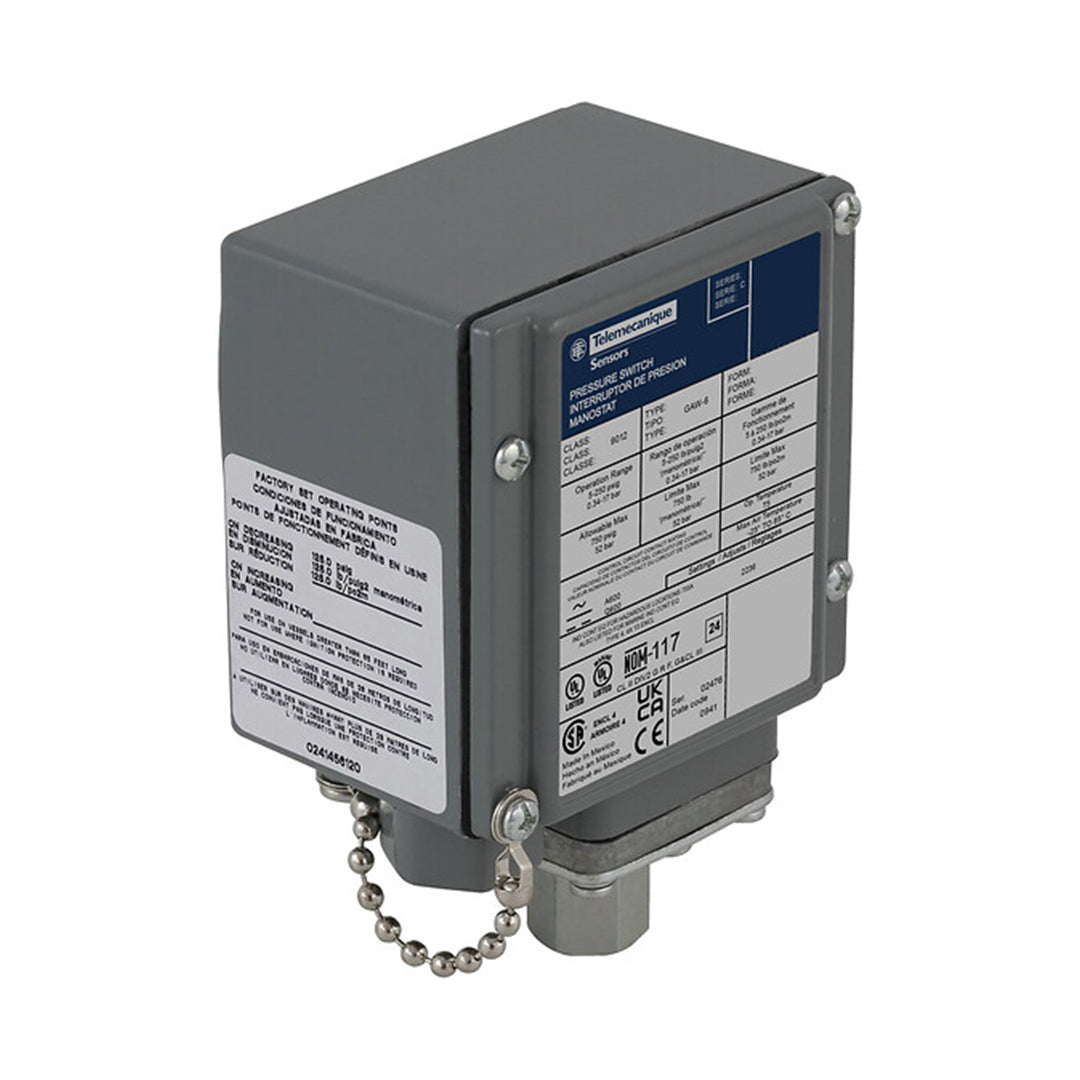 Pressure Sensor & Pressure Switch เซ็นเซอร์วัดความดัน Telemecanique Sensors code 9012GAW6