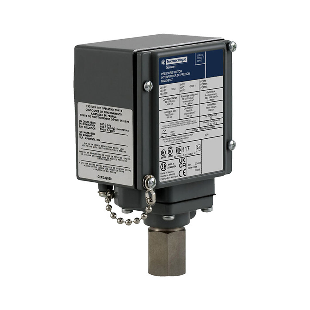 Pressure Sensor & Pressure Switch เซ็นเซอร์วัดความดัน Telemecanique Sensors code 9012GMW2